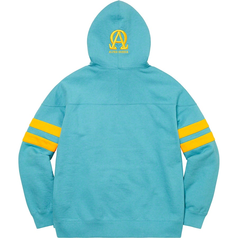 Details on US-NY Hooded Sweatshirt Light Aqua from fall winter
                                                    2022 (Price is $168)