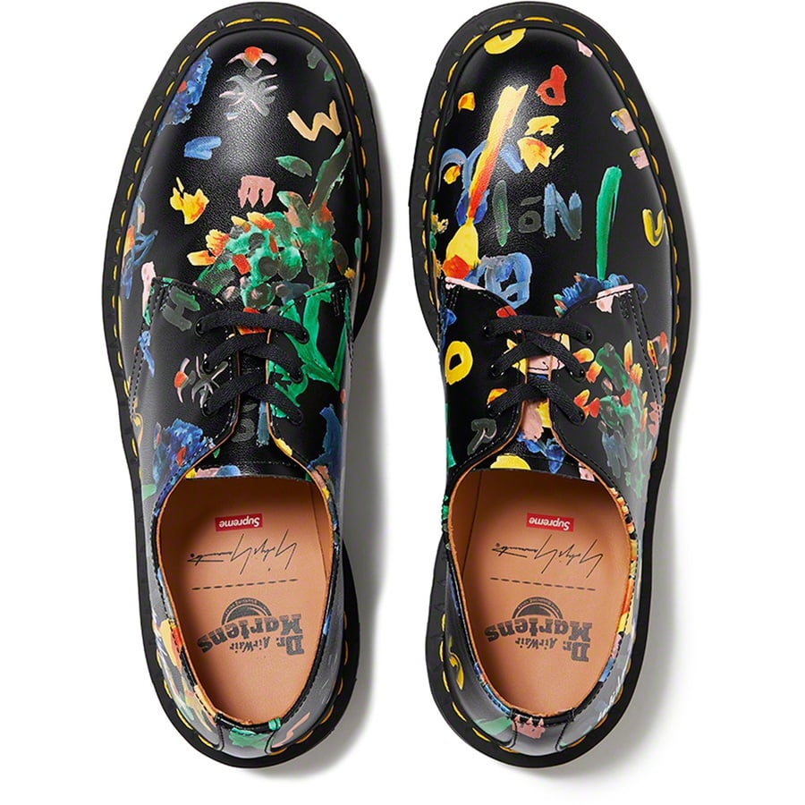 Details on Supreme Yohji Yamamoto Dr. Martens 1461 3-Eye Shoe Black from fall winter
                                                    2022 (Price is $188)