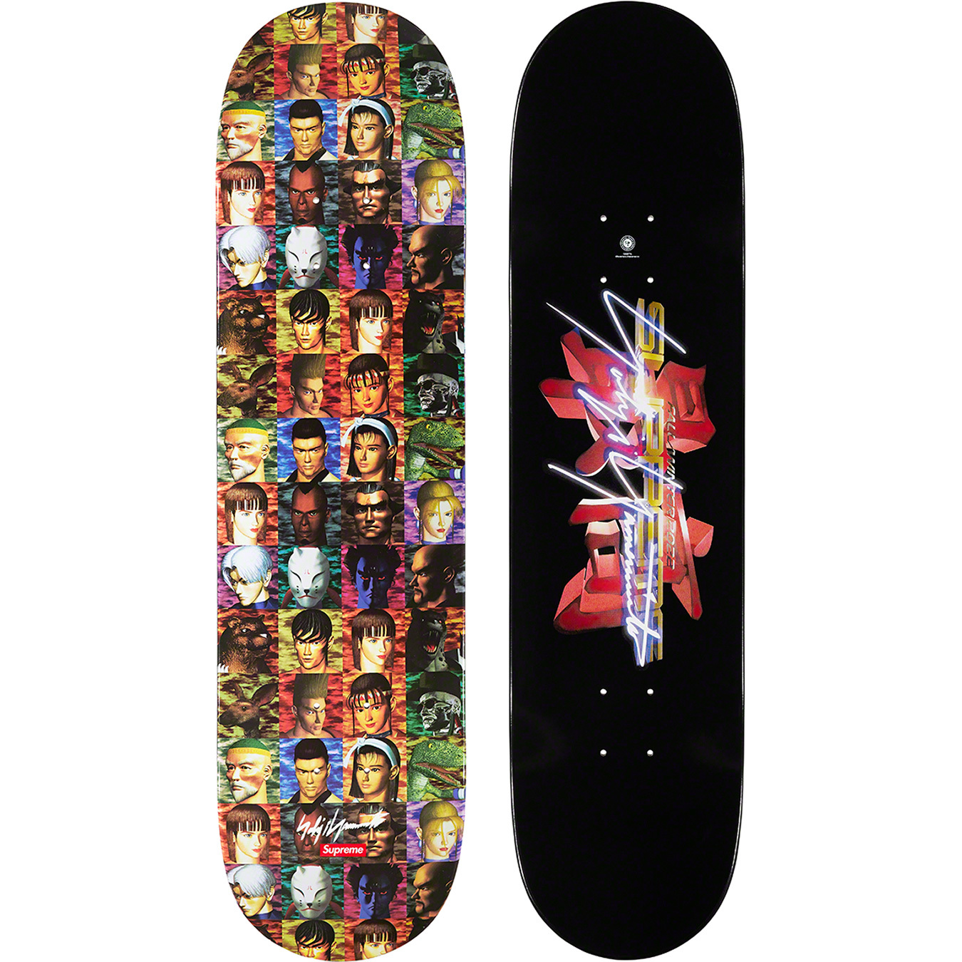Yohji Yamamoto TEKKEN™ Skateboard - fall winter 2022 - Supreme