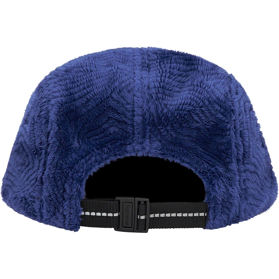 Details on Swirl Fleece Camp Cap Blue from fall winter 2022 (Price is $54)