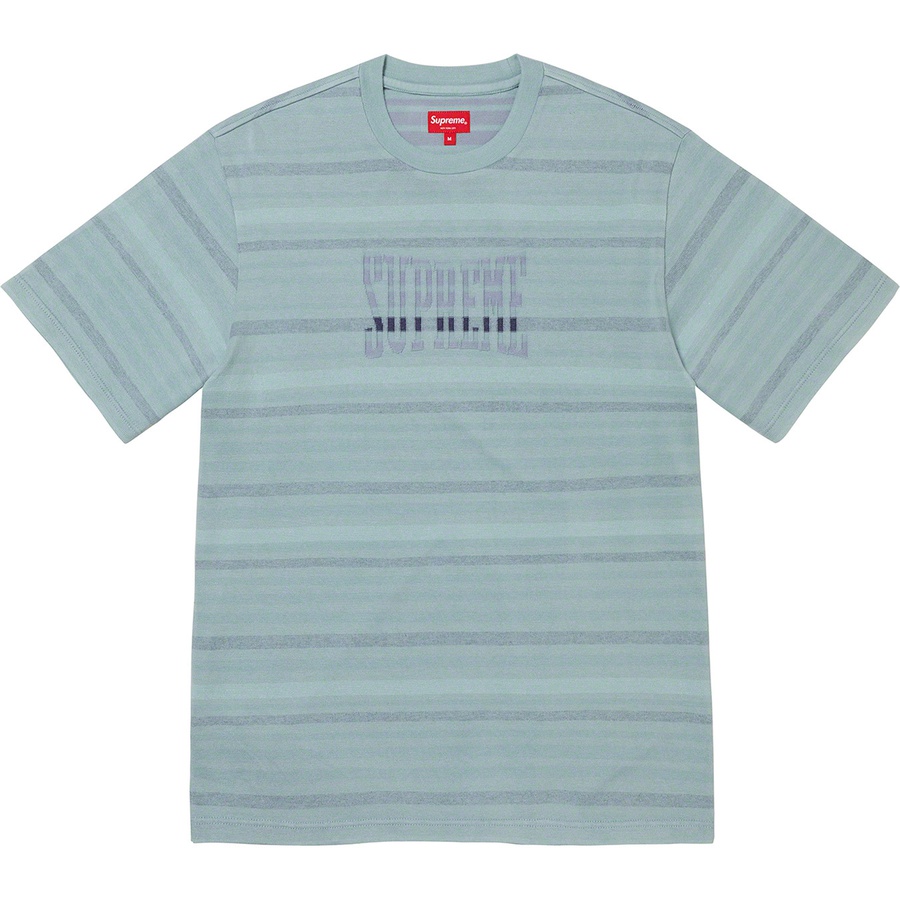 Details on Inverted Stripe S S Top Light Blue from fall winter
                                                    2022 (Price is $88)