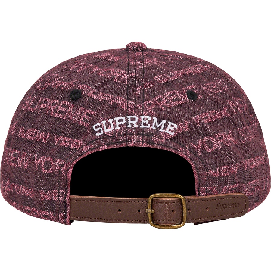 Supreme Multi Type Jacquard Denim 6-Panel (FW22) - Purple - $48