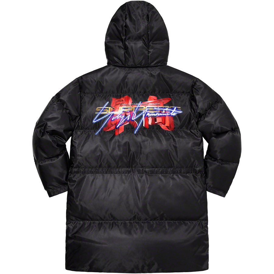 Details on Supreme Yohji Yamamoto TEKKEN™ Puffer Parka Black from fall winter 2022 (Price is $498)