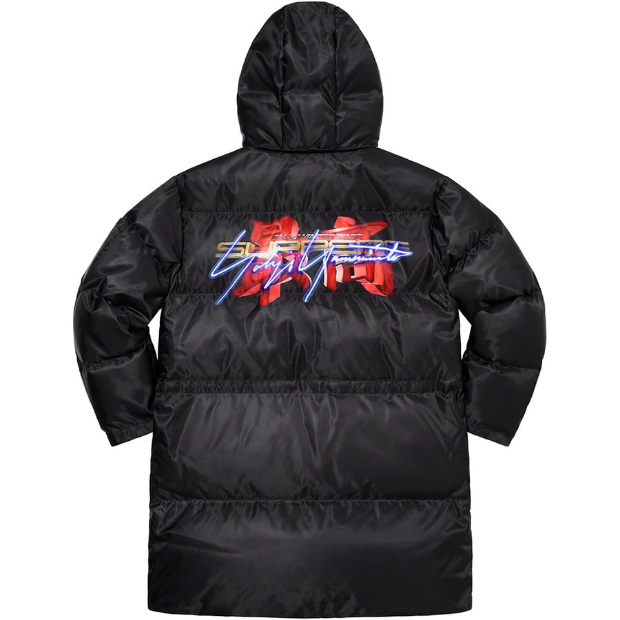 Details on Supreme Yohji Yamamoto TEKKEN™ Puffer Parka Black from fall winter
                                                    2022 (Price is $498)