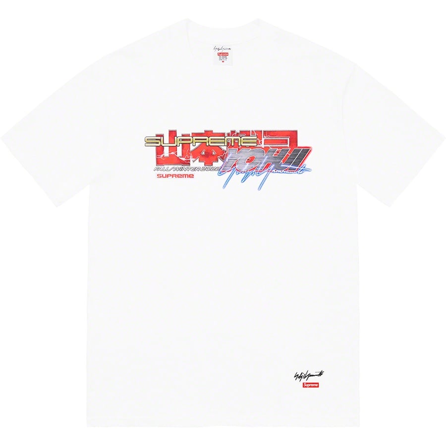 Details on Supreme Yohji Yamamoto TEKKEN™ Tee White from fall winter
                                                    2022 (Price is $54)