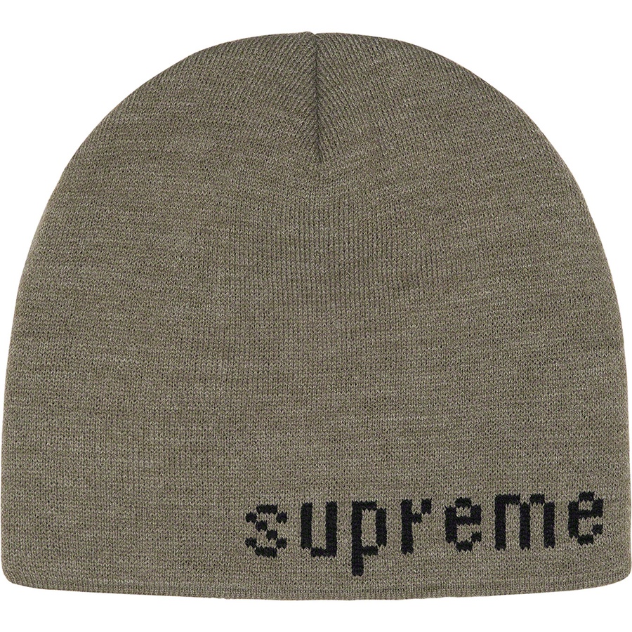 Details on Supreme Yohji Yamamoto Beanie Olive from fall winter
                                                    2022 (Price is $48)