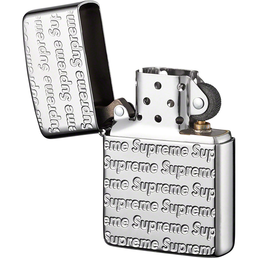 Details on Repeat Engraved Zippo Silver from fall winter
                                                    2022 (Price is $60)