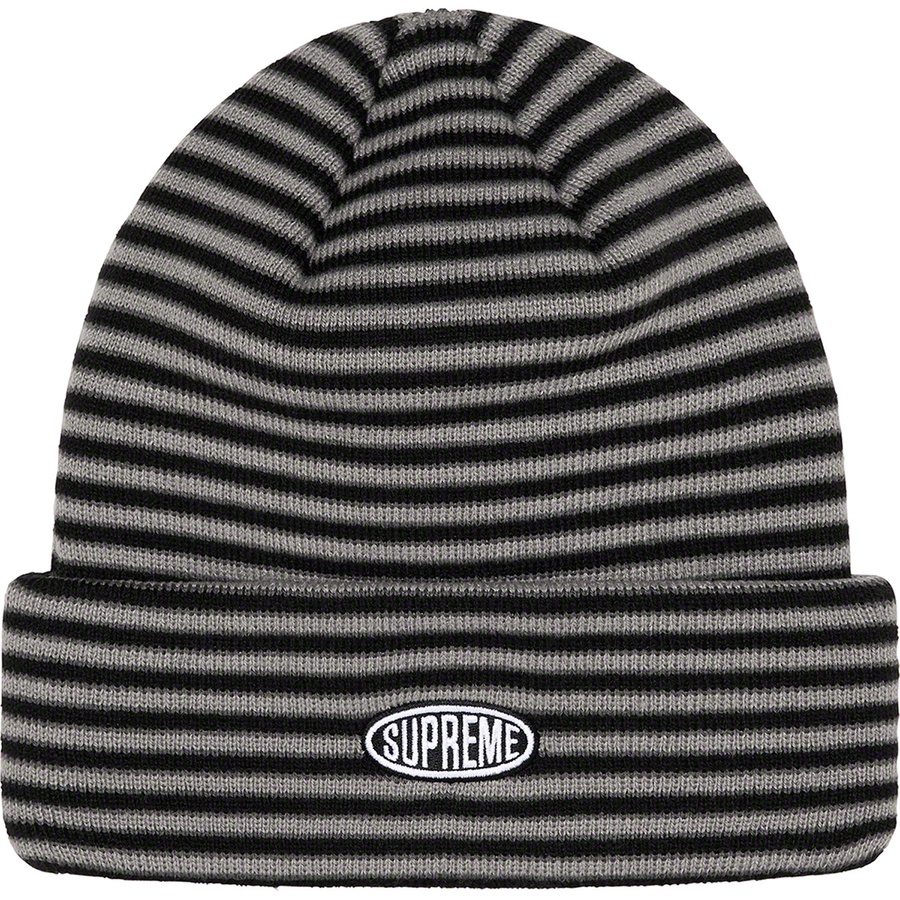 Details on Multi Stripe Beanie Black from fall winter
                                                    2022 (Price is $38)