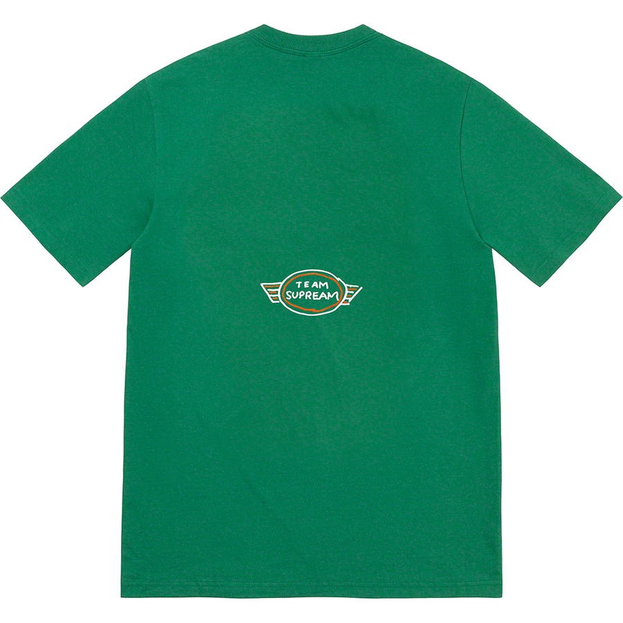 Details on Gonz Portrait Tee Light Pine from fall winter
                                                    2022 (Price is $40)