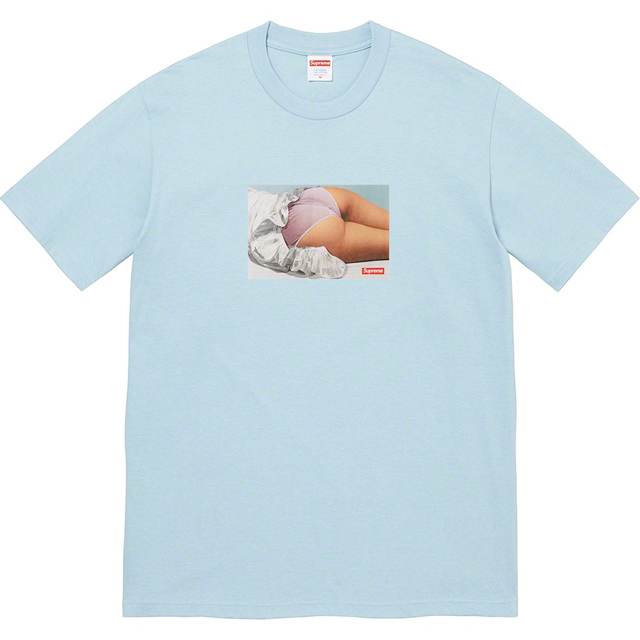 Details on Maude Tee Dusty Blue from fall winter
                                                    2022 (Price is $48)