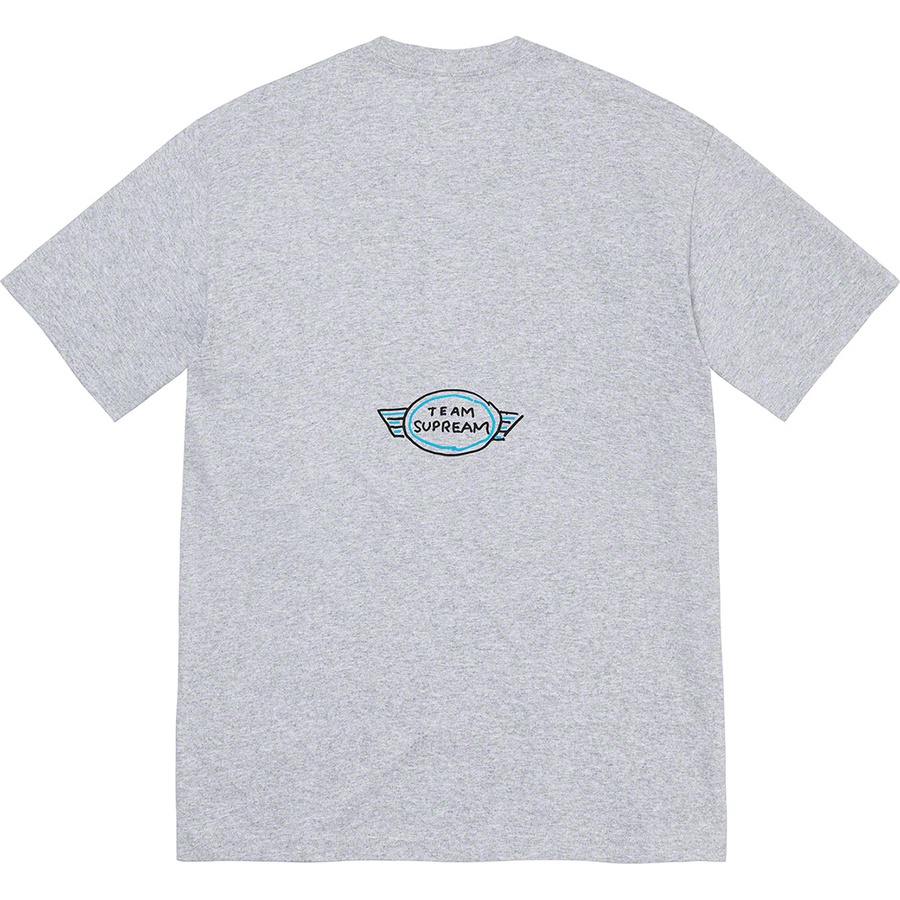 Details on Gonz Portrait Tee Heather Grey from fall winter
                                                    2022 (Price is $40)