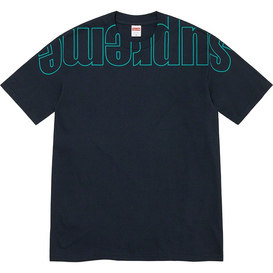 Details on Upside Down Tee Navy from fall winter
                                                    2022 (Price is $40)