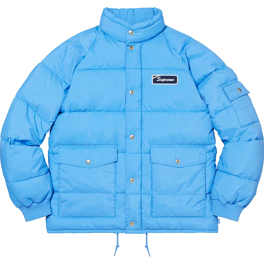 Details on Raymond Pettibon Mechanics Jacket Light Blue from fall winter
                                                    2022 (Price is $238)