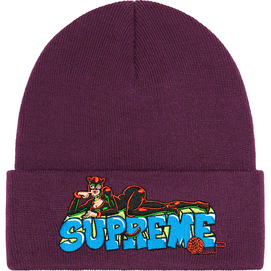 Details on Catwoman Beanie Plum from fall winter
                                                    2022 (Price is $38)