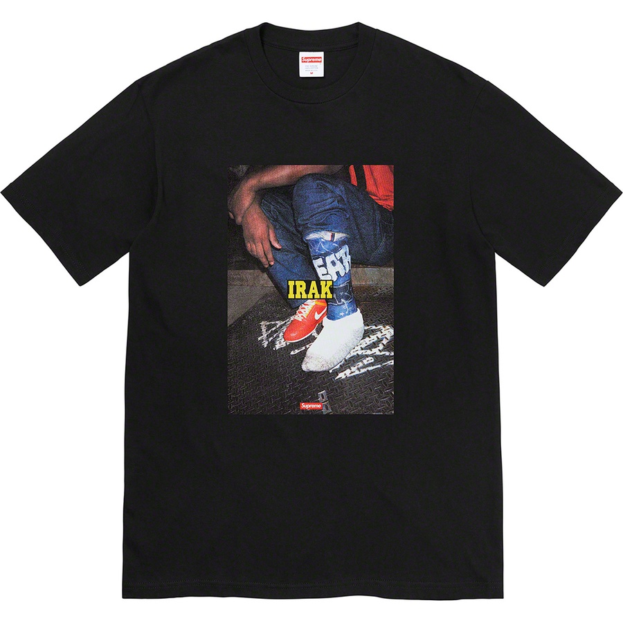Details on Supreme IRAK Cast Tee Black from fall winter
                                                    2022 (Price is $44)