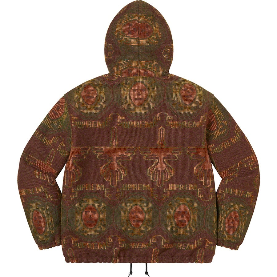 Details on Woven Hooded Jacket Rust from fall winter
                                                    2022 (Price is $198)