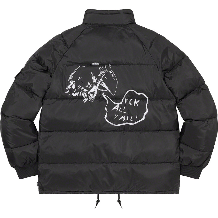 Details on Raymond Pettibon Mechanics Jacket Black from fall winter
                                                    2022 (Price is $238)