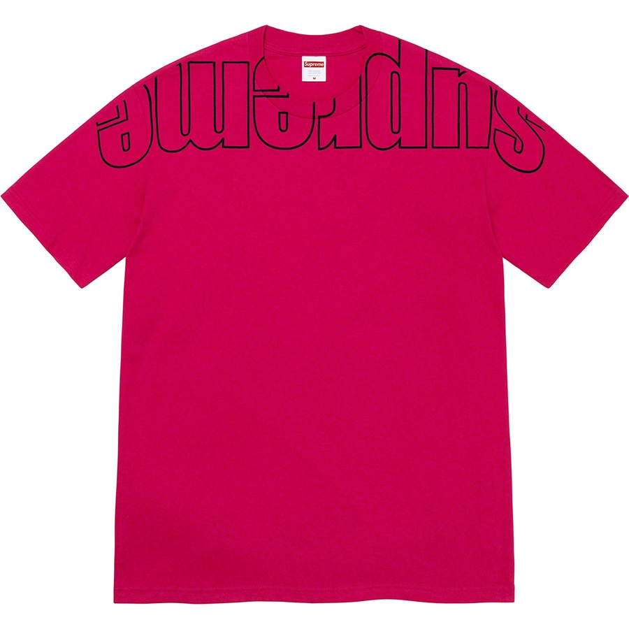 Details on Upside Down Tee Magenta from fall winter
                                                    2022 (Price is $40)
