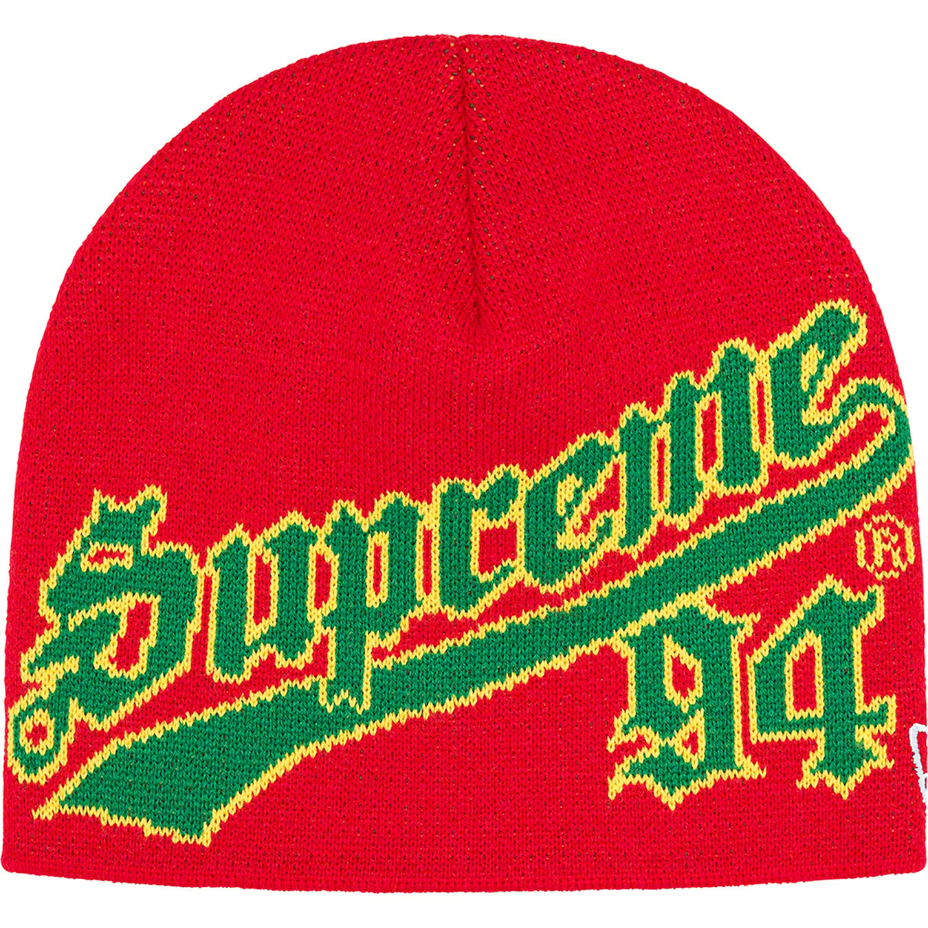 Supreme New Era Script Beanie (FW22) White