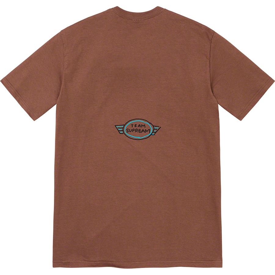 Details on Gonz Portrait Tee Brown from fall winter
                                                    2022 (Price is $40)