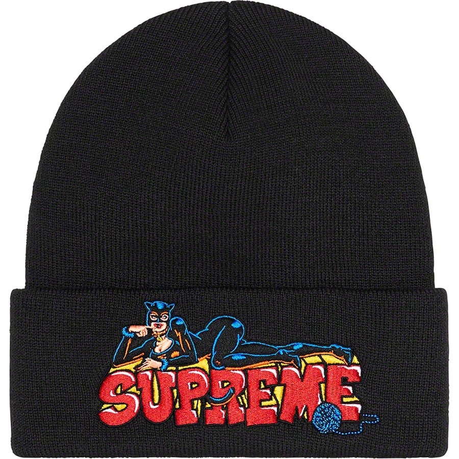 Details on Catwoman Beanie Black from fall winter
                                                    2022 (Price is $38)