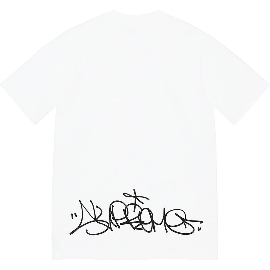 Details on Supreme IRAK Cast Tee White from fall winter
                                                    2022 (Price is $44)