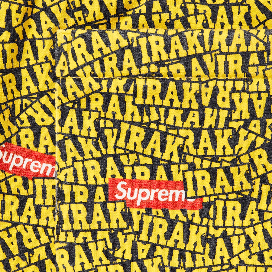 Details on Supreme IRAK Sweatpant Yellow from fall winter
                                                    2022 (Price is $168)