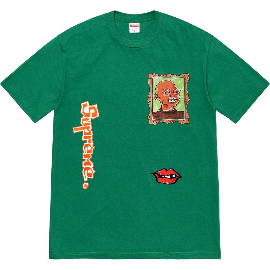 Details on Gonz Portrait Tee Light Pine from fall winter
                                                    2022 (Price is $40)