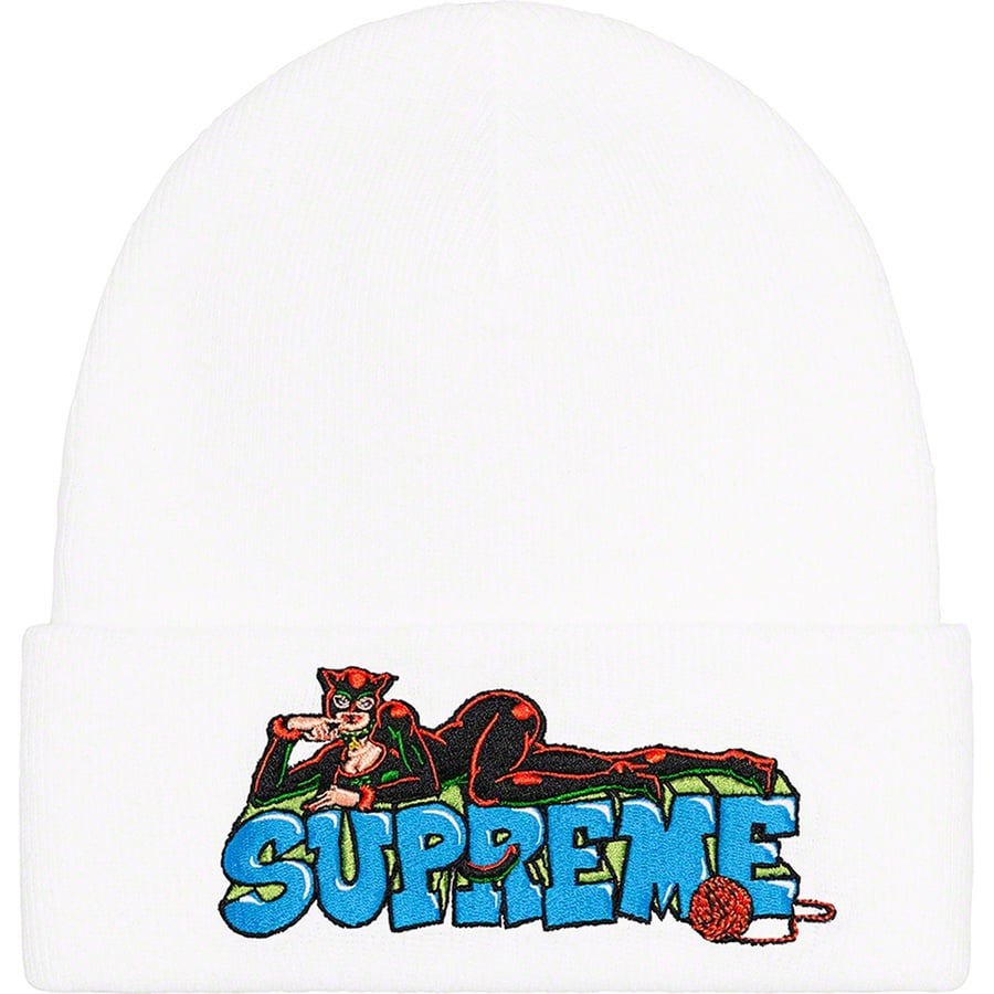 Details on Catwoman Beanie White from fall winter
                                                    2022 (Price is $38)