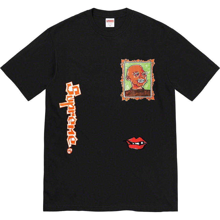 Details on Gonz Portrait Tee Black from fall winter
                                                    2022 (Price is $40)