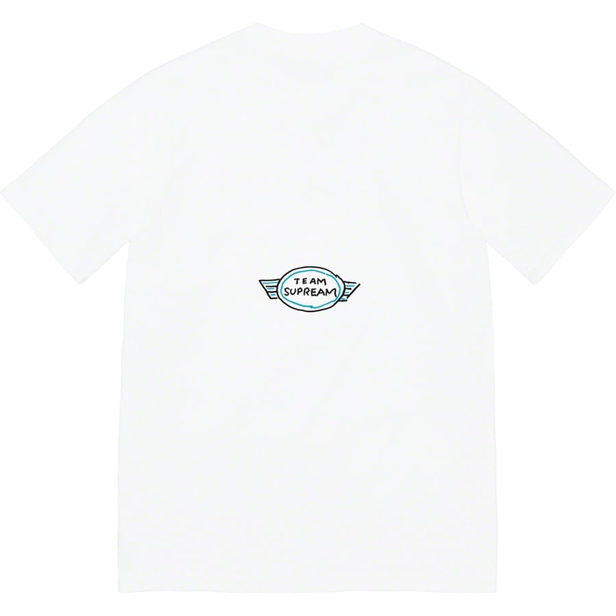 Details on Gonz Portrait Tee White from fall winter
                                                    2022 (Price is $40)