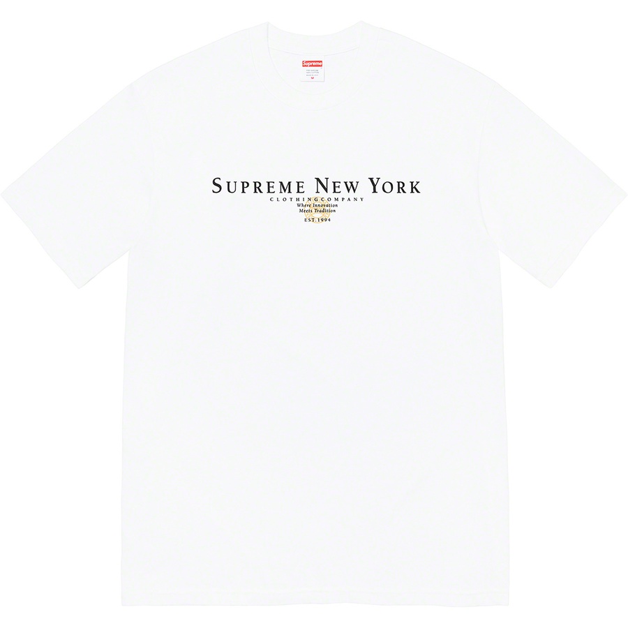 Details on Tradition Tee White from fall winter
                                                    2022 (Price is $40)