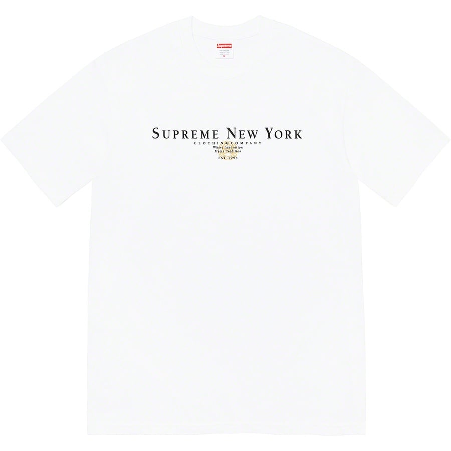 Details on Tradition Tee White from fall winter
                                                    2022 (Price is $40)