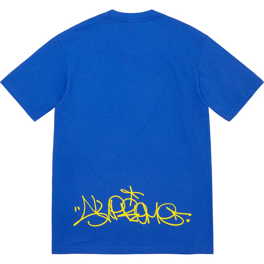 Details on Supreme IRAK Cast Tee Royal from fall winter
                                                    2022 (Price is $44)