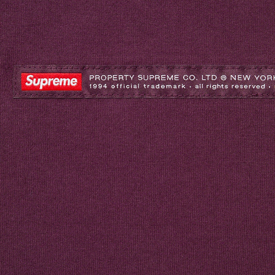 Supreme Property Label S S Top (FW22) - Eggplant - $68
