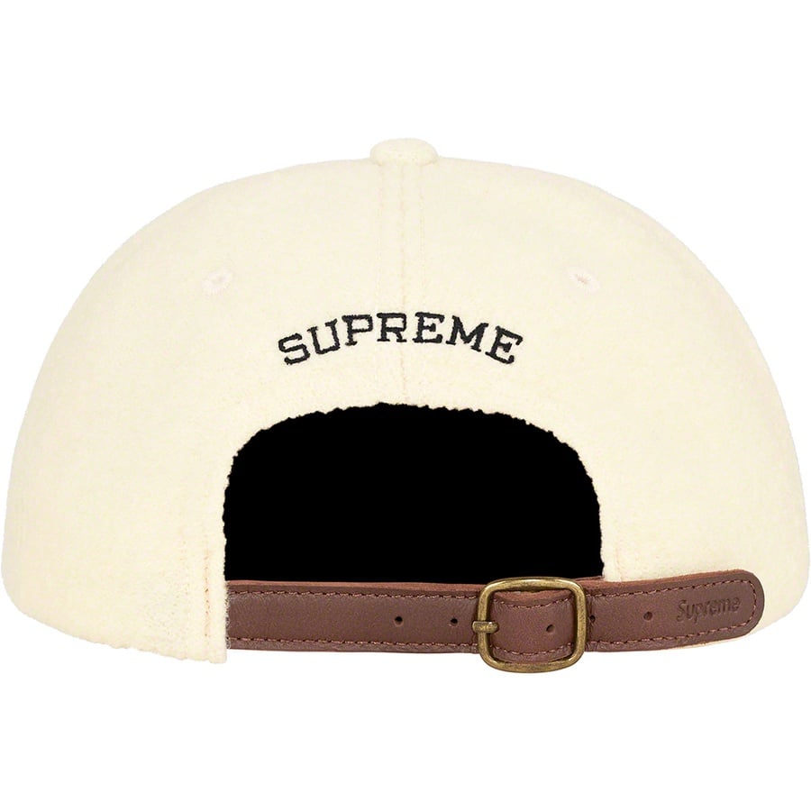 Details on Boiled Wool S Logo 6-Panel White from fall winter 2022 (Price is $58)