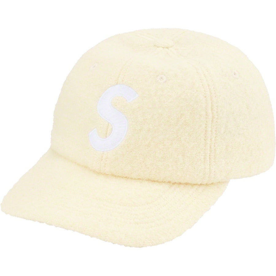 Details on Boiled Wool S Logo 6-Panel White from fall winter
                                                    2022 (Price is $58)