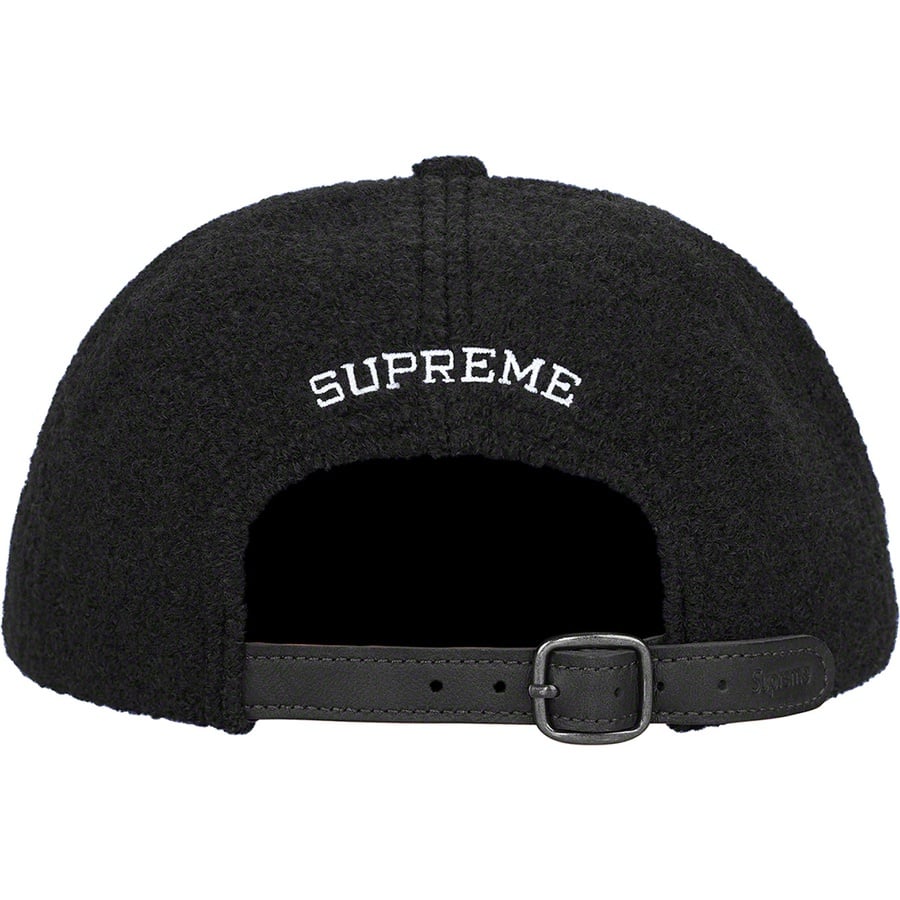 Details on Boiled Wool S Logo 6-Panel Black from fall winter
                                                    2022 (Price is $58)