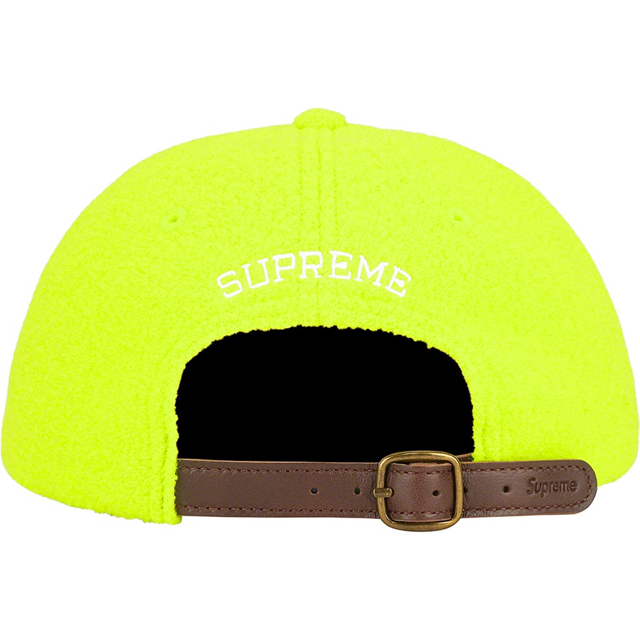 Details on Boiled Wool S Logo 6-Panel Fluorescent Green from fall winter 2022 (Price is $58)