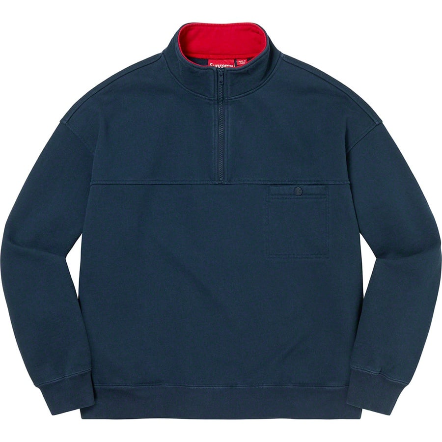 Washed Half Zip Pullover - fall winter 2022 - Supreme