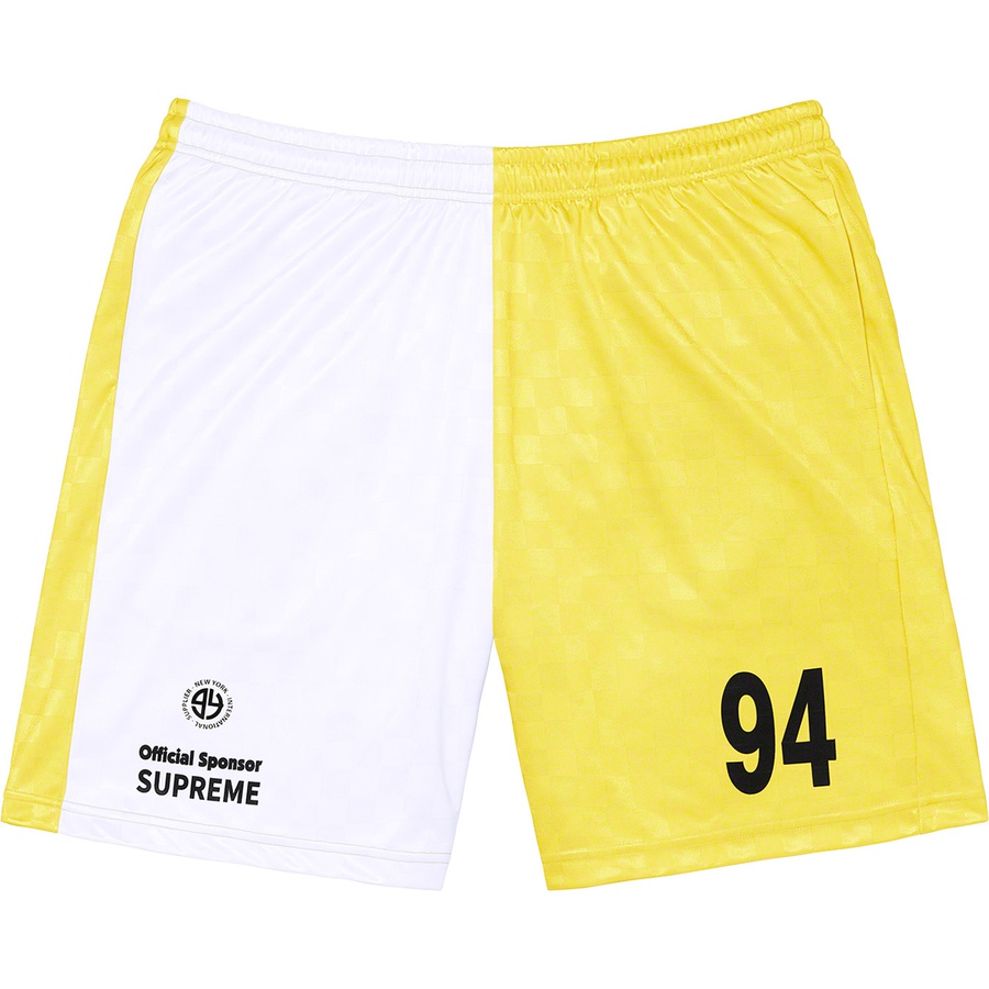 Details on Split Soccer Short White from fall winter
                                                    2022 (Price is $98)