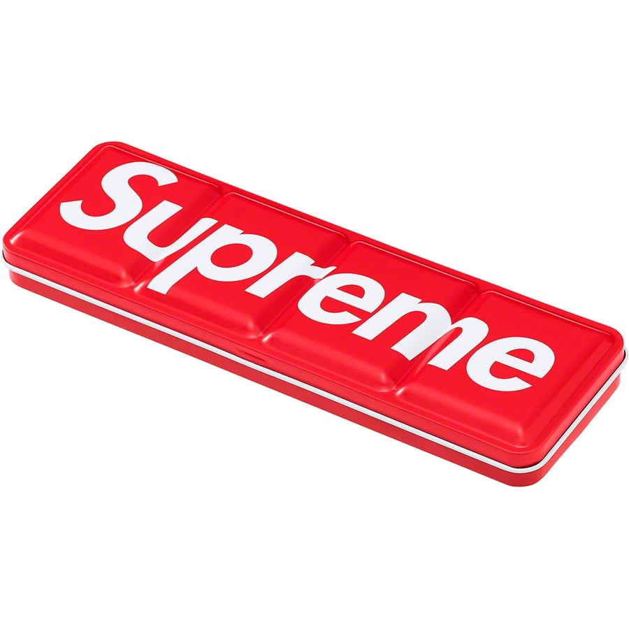 Details on Supreme Schmincke 12-Color Watercolor Set Red from fall winter
                                                    2022 (Price is $158)