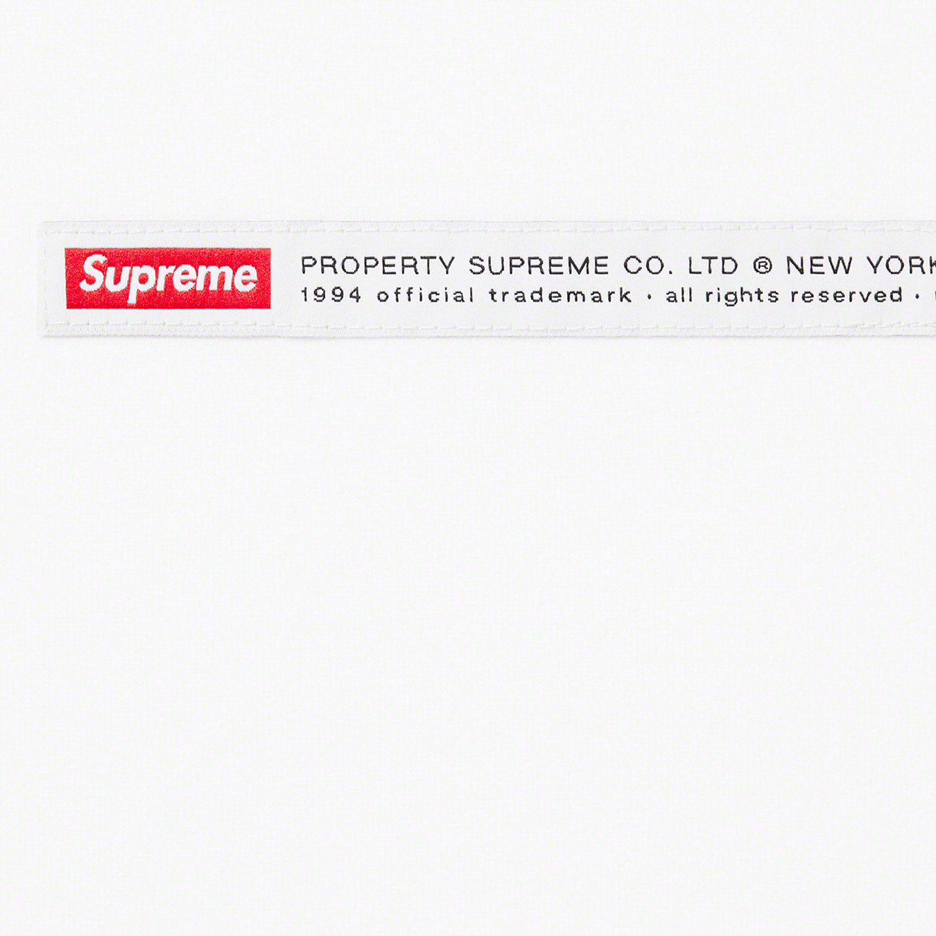 Property Label S S Top - fall winter 2022 - Supreme