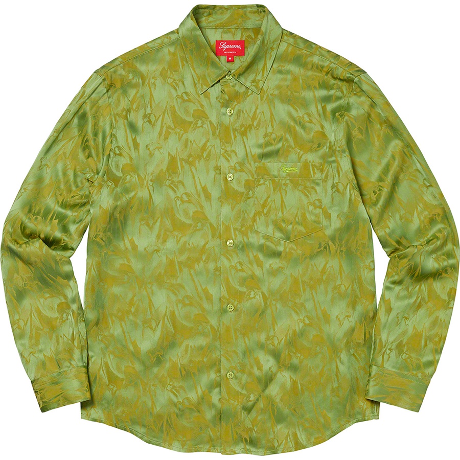 Details on Iridescent Shirt Green from fall winter 2022 (Price is $148)