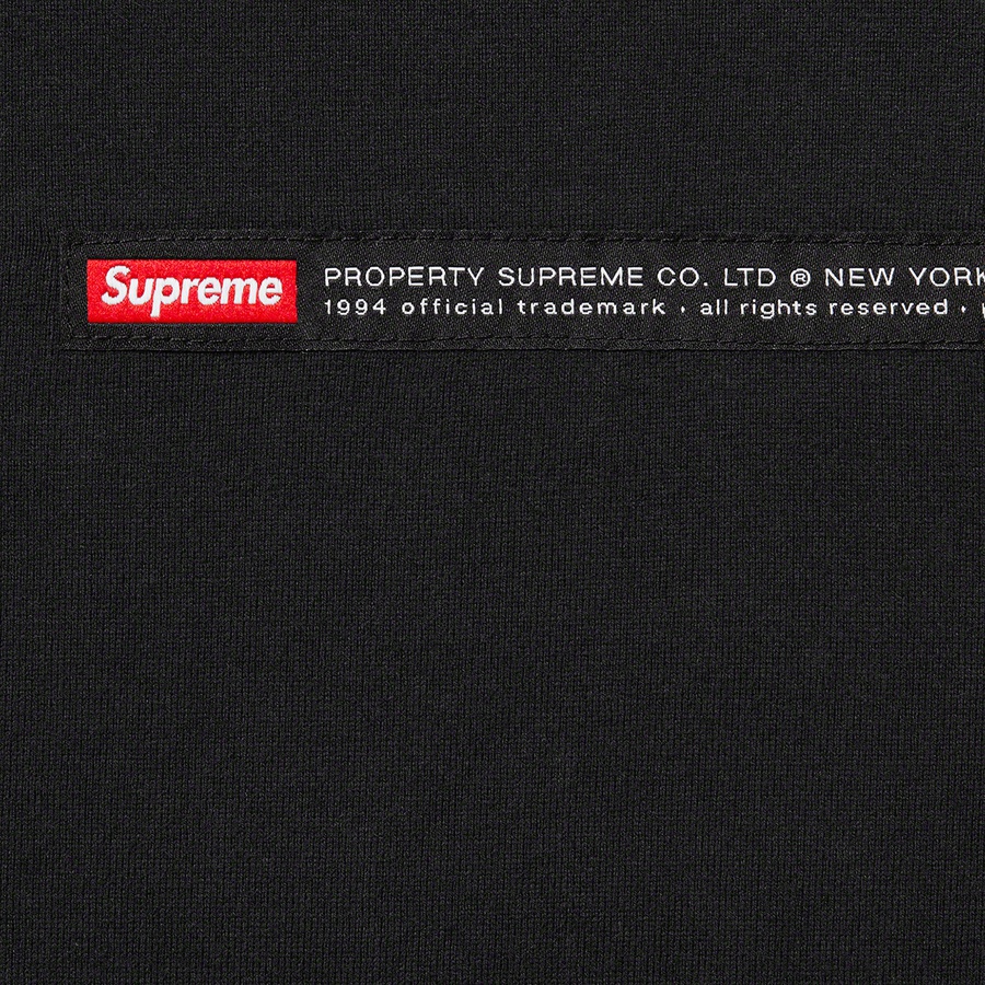 Supreme Property Label S S Top (FW22) - Black - $68