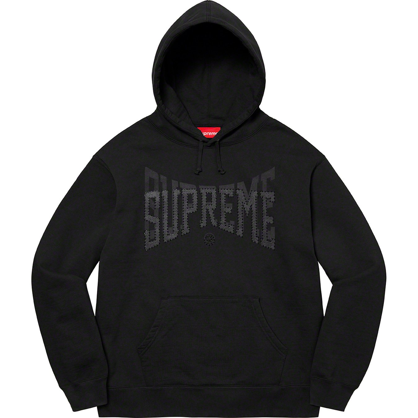 Rhinestone Shadow Hooded Sweatshirt - fall winter 2022 - Supreme