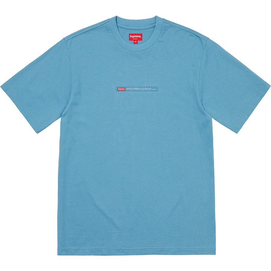 Supreme Property Label S S Top (FW22) - Light Slate - $68