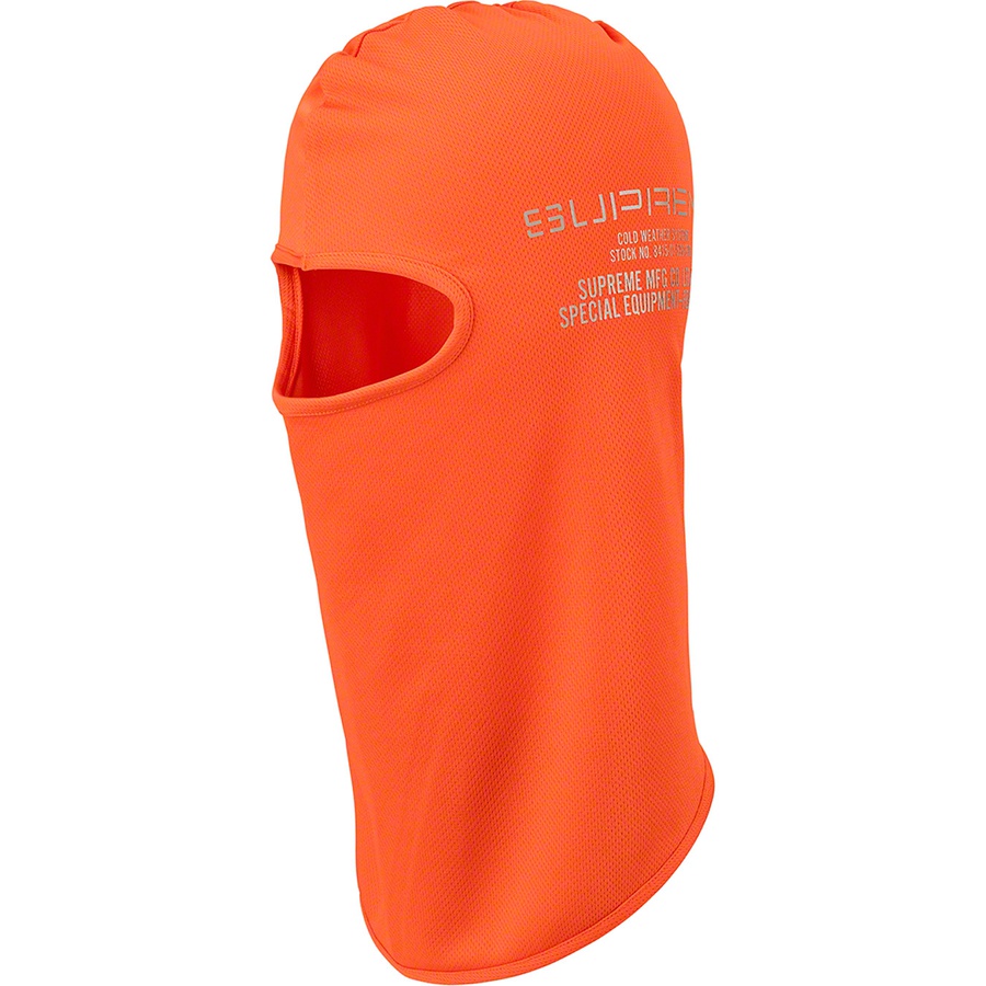 Details on Field Gear Lightweight Balaclava Orange from fall winter
                                                    2022 (Price is $28)