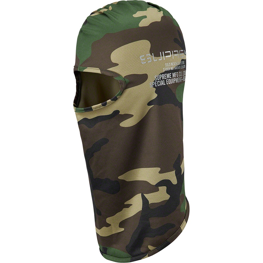 Details on Field Gear Lightweight Balaclava Woodland Camo from fall winter
                                                    2022 (Price is $28)