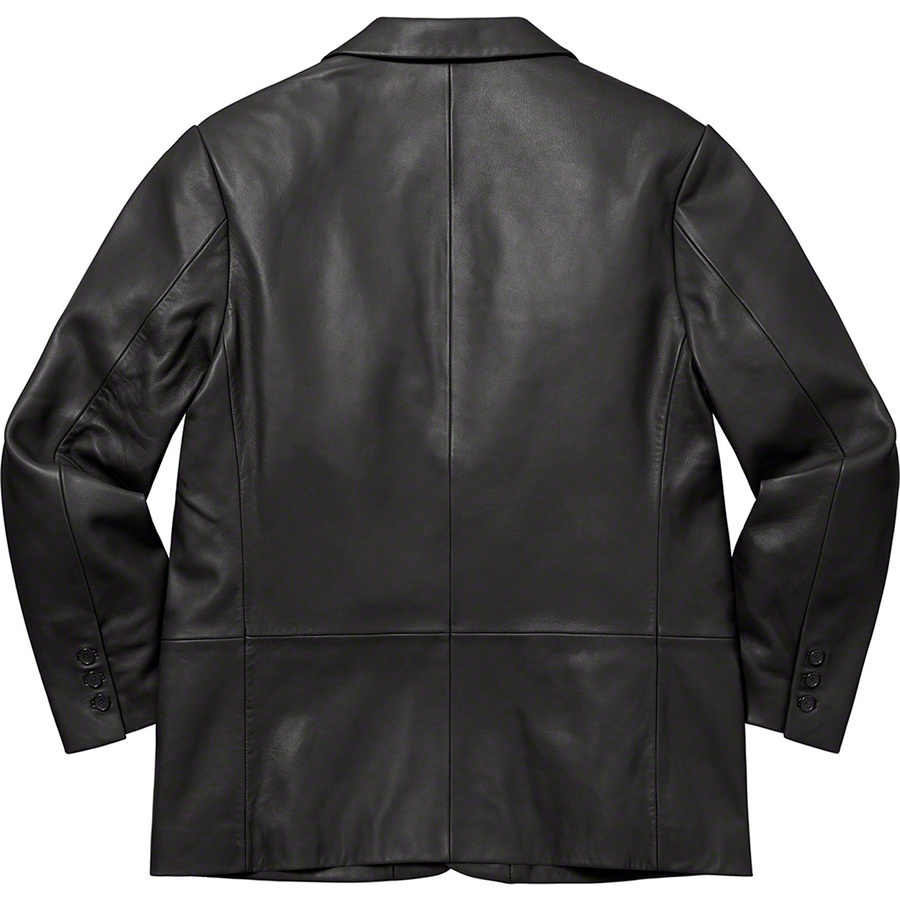Details on Leather Blazer Black from fall winter
                                                    2022 (Price is $498)